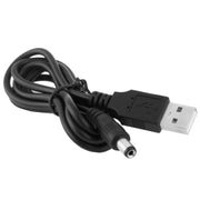 Cavo di alimentazione USB maschio a CC 5,5 x 2,1 mm, lunghezza: 1 m, USB Male (Length: 1m)