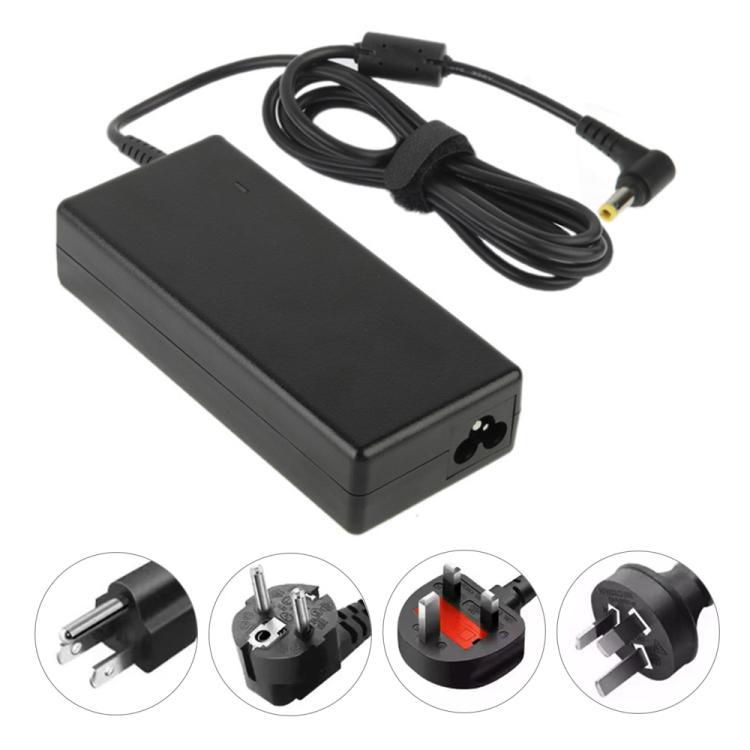 Adattatore CA 19 V 4,74 A per reti HP, punte di uscita: 5,5 mm x 2,5 mm, 5.5mm x 2.5mm