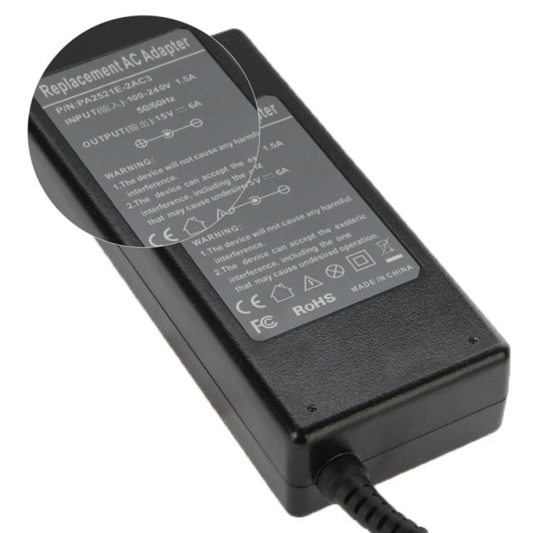 Adattatore CA 15 V 6 A per laptop Toshiba, punte di uscita: 6,3 mm x 3,0 mm