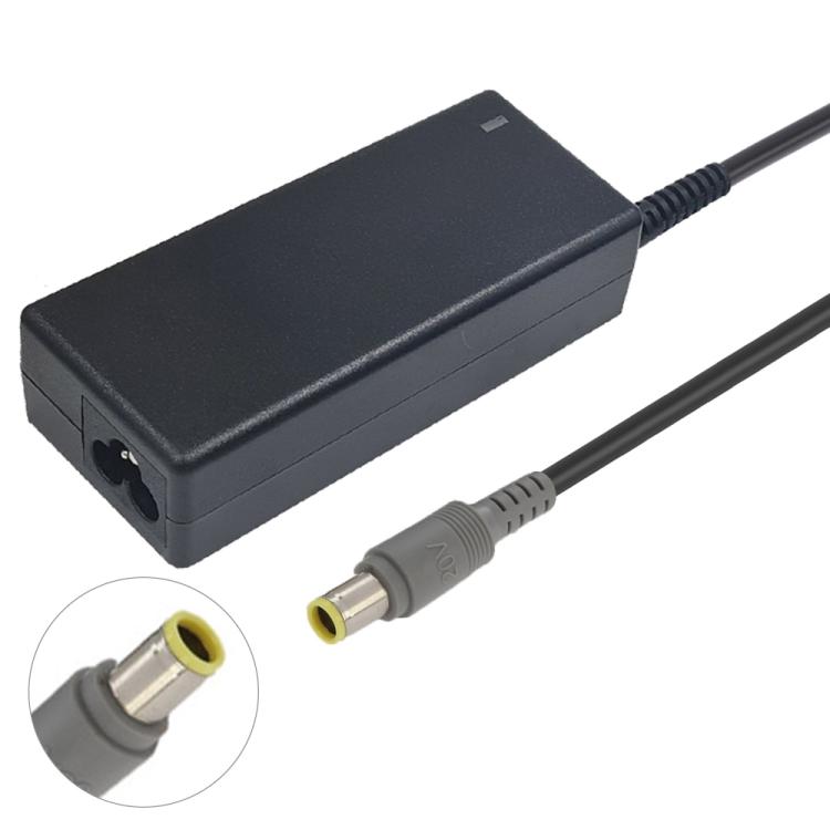 Adattatore CA 20 V 3,25 A per laptop notebook IBM/Lenovo, punte di uscita: 7,9 mm x 5,5 mm, 3.25A