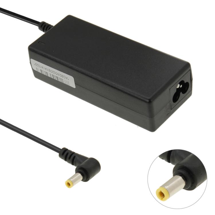 PA-1650-22 Mini adattatore CA 19 V 3,42 A per laptop Lenovo / Asus / Acer / Gateway / Toshiba, punte di uscita: 5,5 mm x 2,5 mm