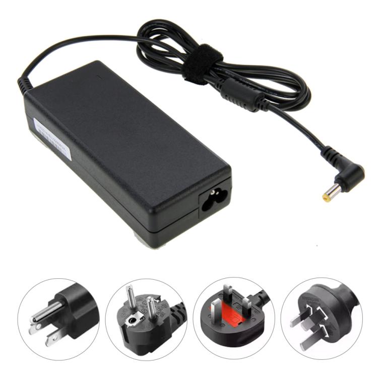PA-1750-04 Mini adattatore CA 19 V 4,74 A per laptop Acer/Toshiba, punte di uscita: 5,5 mm x 1,7 mm