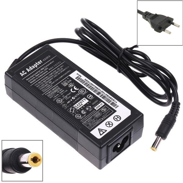 Adattatore CA 19 V 3,42 A 65 W per notebook Lenovo, punte di uscita: 5,5 x 2,5 mm, EU Plug, US Plug, UK Plug