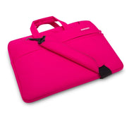 POFOKO Borsa portatile per laptop a spalla singola da 12 pollici per laptop, 12 inch Magenta, 12 inch Blue