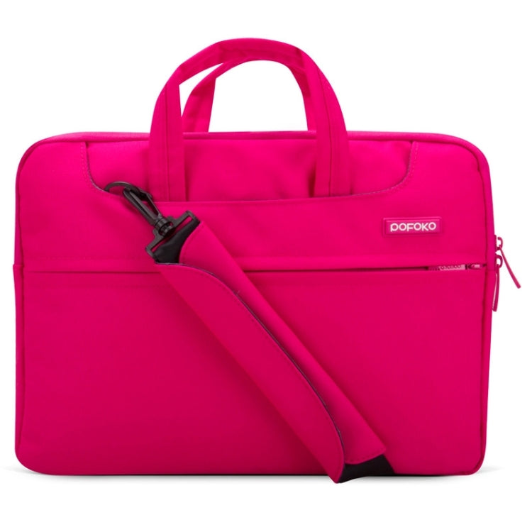 POFOKO Borsa portatile per laptop a spalla singola da 12 pollici per laptop, 12 inch Magenta, 12 inch Blue