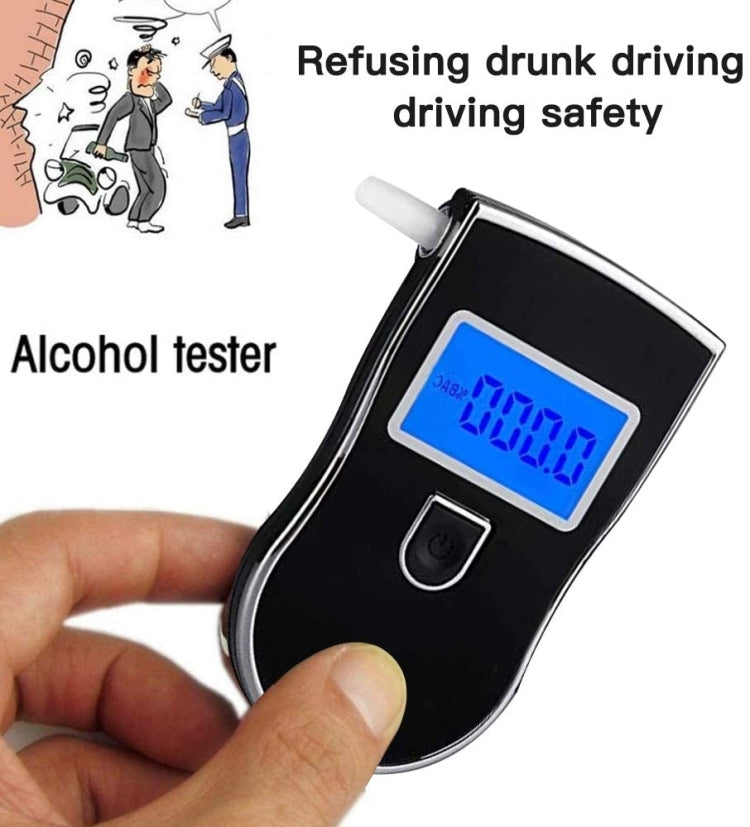 Analizzatore per alcol etilico con display LCD a 3 digitali, AT-818