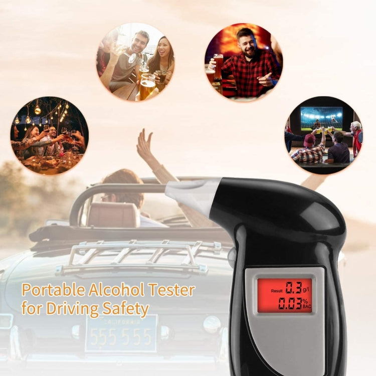 Etilometro digitale LCD per alcol tester, Alcohol Tester 2