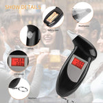 Etilometro digitale LCD per alcol tester, Alcohol Tester 2