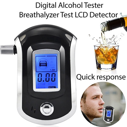 Analizzatore per alcol etilico con display LCD a 3 digitali, Alcohol Tester 3