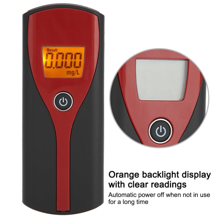Tester per l'analizzatore dell'alito con display LCD digitale per alcol, Alcohol Tester 5