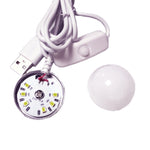 USB-2W 5V 140-150Lumen 6 LED, White Light, Warm White Light