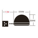 USB-2W 5V 140-150Lumen 6 LED, White Light, Warm White Light