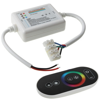 Controller LED RGB wireless con tasto touch, distanza massima di lavoro: 30 m