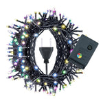 Luce RGB da 100 LED con controller, effetto lampeggiante/dissolvenza/inseguimento, 220V Colorful Light EU Plug, White Light US Plug, Warm White US Plug, Warm White EU Plug, White Light EU Plug, Colorful Light US Plug