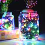 Luce RGB da 100 LED con controller, effetto lampeggiante/dissolvenza/inseguimento, 220V Colorful Light EU Plug, White Light US Plug, Warm White US Plug, Warm White EU Plug, White Light EU Plug, Colorful Light US Plug