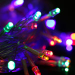 Luce RGB da 100 LED con controller, effetto lampeggiante/dissolvenza/inseguimento, CA 220 V, spina UE, RGB Light