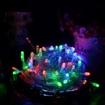 Luce RGB da 100 LED con controller, effetto lampeggiante/dissolvenza/inseguimento, CA 220 V, spina UE, RGB Light