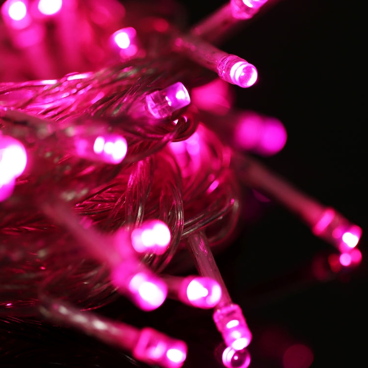 100 luci LED con controller, effetto lampeggiante/dissolvenza/inseguimento, CA 220 V, spina UE, Green Light, White Light, Red Light, Orange Light, Blue Light, Pink Light, Purple Light, Yellow Light