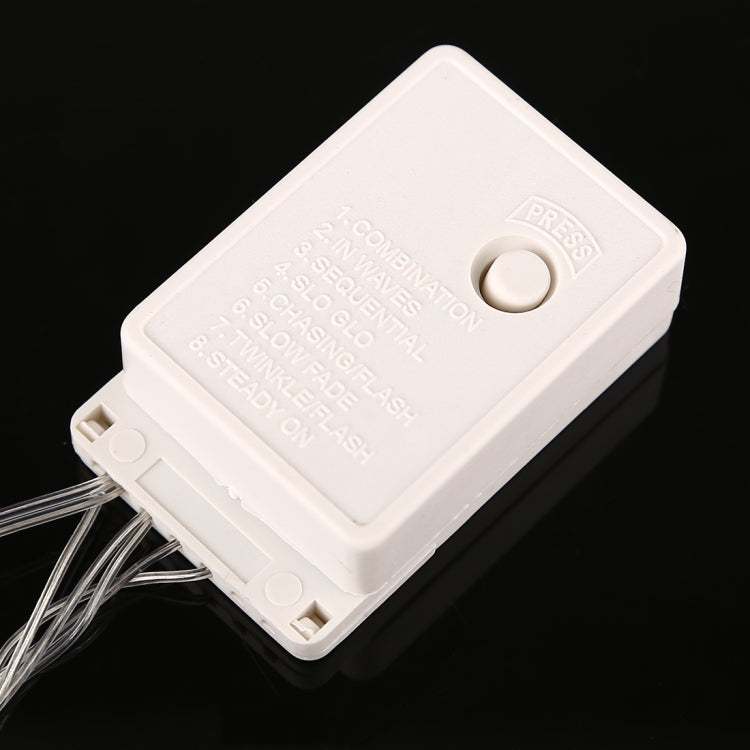 100 luci LED con controller, effetto lampeggiante/dissolvenza/inseguimento, CA 220 V, spina UE, Green Light, White Light, Red Light, Orange Light, Blue Light, Pink Light, Purple Light, Yellow Light