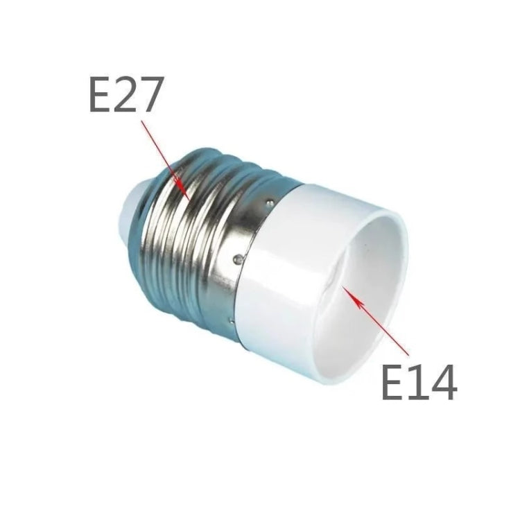 Convertitore adattatore per lampadine da E14 a E27