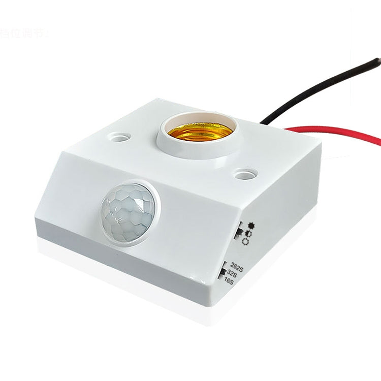 Portalampada con sensore di movimento umano regolabile 50W