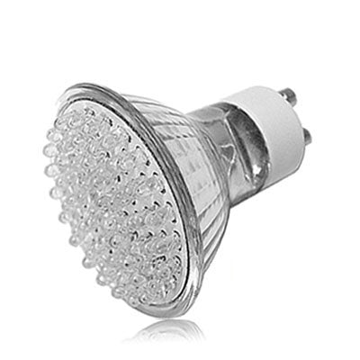 Lampadina faretto LED a risparmio energetico di alta qualità da 3 W 60 LED, tipo base: GU10