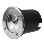 Luce impermeabile a 3 LED DC 12V luce bianca calda