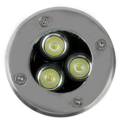 Luce impermeabile a 3 LED DC 12V luce bianca calda