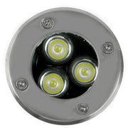 Luce impermeabile a 3 LED DC 12V luce bianca calda