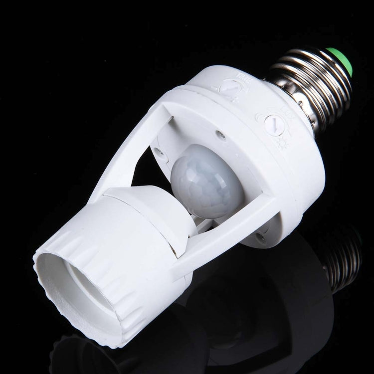 YCB1060 Portalampada con sensore di movimento PIR E27 da 360 gradi, 60 W, raggio di rilevamento: circa 6 m, CA 110-240 V