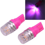 2 PZ T10 1.5W 60LM 1 LED Luce di stop LED COB blu scuro per veicoli, DC12V