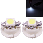 2 PZ B8.4 0.2W 12LM 1 LED SMD 5050 Lampadina LED per strumenti Cruscotto per veicoli, DC 12V, 0.2W B8.4
