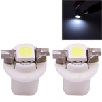 2 PZ B8.5 0.2W 12LM 1 LED SMD 5050 LED Lampadina per strumento Luce per cruscotto per veicoli, DC 12V, 0.2W B8.5
