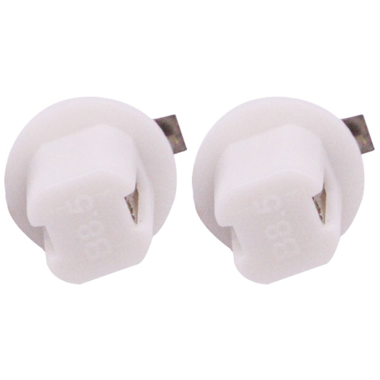 2 PZ B8.5 0.2W 12LM 1 LED SMD 5050 LED Lampadina per strumento Luce per cruscotto per veicoli, DC 12V, 0.2W B8.5