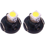 2 PZ T3 Luce Bianca 0.1W 5LM 1 LED SMD 3528 Lampadina LED per strumenti Cruscotto Luce per Veicoli, DC 12V, T3 0.1W