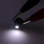 2 PZ T3 Luce Bianca 0.1W 5LM 1 LED SMD 3528 Lampadina LED per strumenti Cruscotto Luce per Veicoli, DC 12V, T3 0.1W