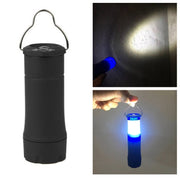 Torcia LED telescopica in alluminio con clip 3W