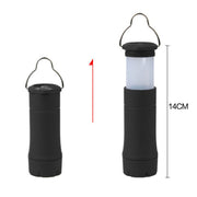 Torcia LED telescopica in alluminio con clip 3W