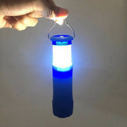 Torcia LED telescopica in alluminio con clip 3W
