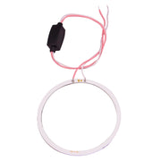 110mm 5W 180LM Angel Eyes Circles Faro per auto COB Luci LED per veicoli, DC 12-24V, 110mm  Blue Light, 110mm  White Light