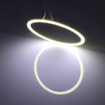 110mm 5W 180LM Angel Eyes Circles Faro per auto COB Luci LED per veicoli, DC 12-24V, 110mm  Blue Light, 110mm  White Light