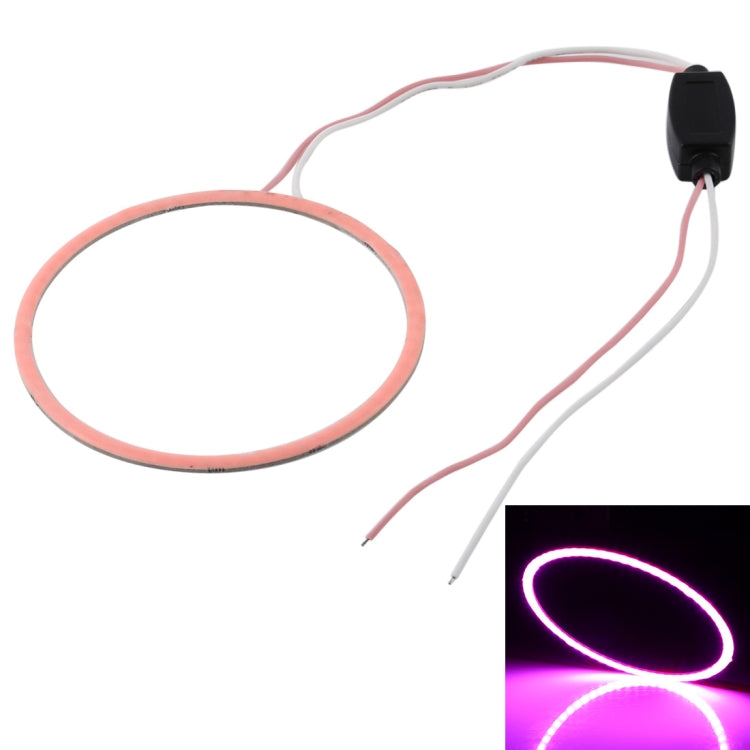 90mm 5W 180LM Angel Eyes Circles Faro per auto COB Luci LED per veicoli, DC 12-24V, 90mm Blue Light, 90mm  White Light, 90mm Pink Light, 90mm Green Light, 90mm Red Light