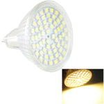 60 LED 3528 SMD, CA 220 V, Warm White Light, White Light
