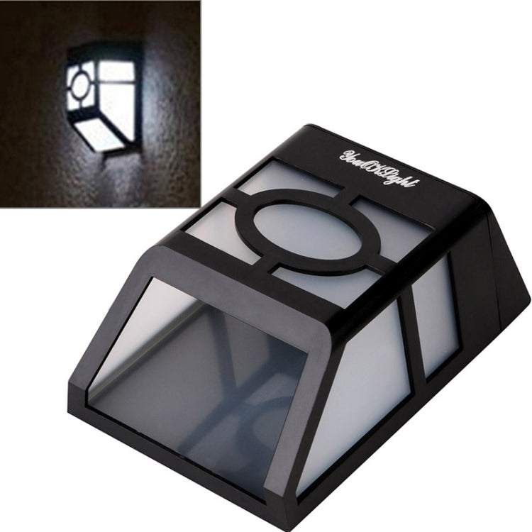 Lampada solare da parete con 2 LED per esterni