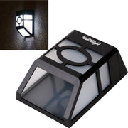 Lampada solare da parete con 2 LED per esterni