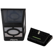Lampada solare da parete con 2 LED per esterni