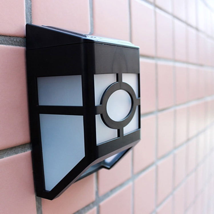 Lampada solare da parete con 2 LED per esterni