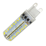 Lampadina a mais in silicone dimmerabile G9 5W 450LM 72 LED SMD 3014, CA 220V (luce bianca calda), AC 220V
