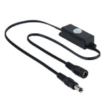 TDL-2024 Connettore LED interruttore sensore PIR con adattatore maschio e femmina DC 5,5 x 2,1 mm per striscia LED