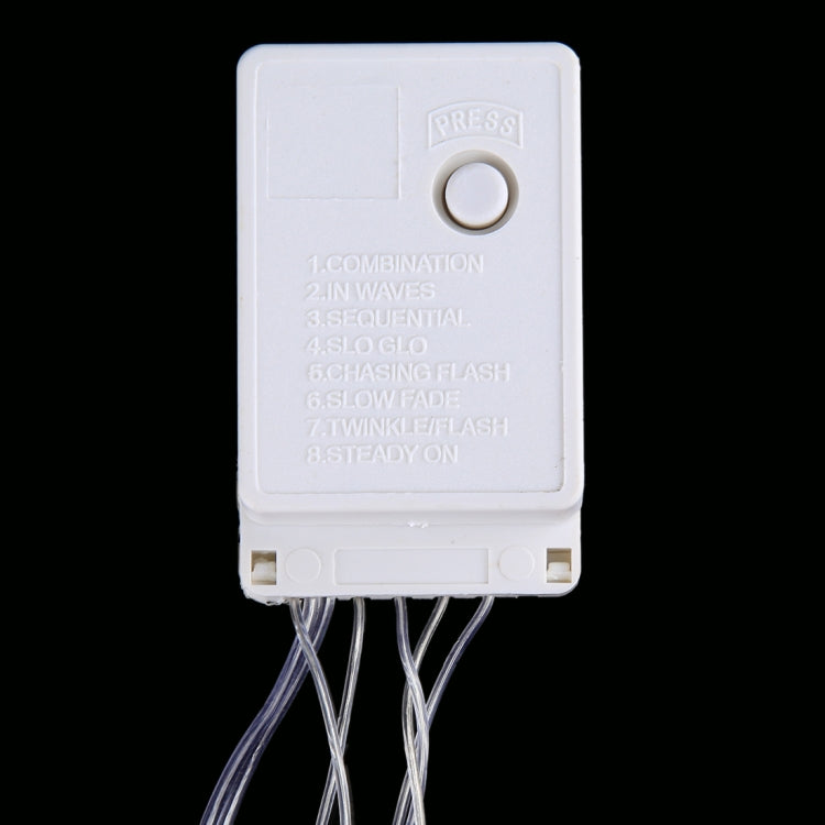 100 LED con giunto terminale e controller a 8 modalità di visualizzazione per feste di Natale, CA 110 V, spina americana, 100 LEDs AC 110V(Colorful Light), 100 LEDs AC 110V(White Light), 100 LEDs AC 110V(Red Light)                                      ...